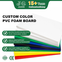 Panel de PVC Celuka Rígido Multicolor Jianguan, Lámina de Espuma Personalizada con Superficie Lisa para Publicidad, OEM, ODM, Pedidos al por Mayor, ISO, CE