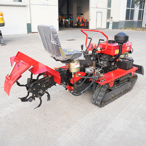 Mini-tracteur à chenilles multifonctionnel pour l'agriculture, cultivateur et machine de travail du sol agricole - Product Image 4