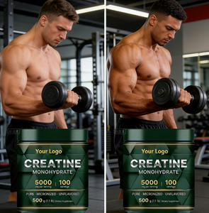 Creatina Monohidrato en Polvo 500g |   5000 mg por porción |   <span class=keywords><strong>100</strong></span> Porciones de Micronizado sin Sabor para Apoyo al Rendimiento Deportivo - Product Image 2