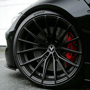 ग्रायोफॉक्स जाली मिश्र धातु रीम्स कस्टम डीप कंगुफा व्हील ग्रे चमकदार काले 5x120 17- 22 इंच 112 5x17- 22 इंच के पहियों - Product Image 5