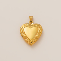 Pendentif en acier inoxydable plaqué or simple et élégant incrusté de perles de zircon Lightning Boots Cadeau de charme d'avion en forme de coeur