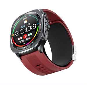 นาฬิกาอัจฉริยะ <span class=keywords><strong>TK65</strong></span> หน้าจอ AMOLED 1.43 นิ้ว พร้อมฟังก์ชันวัดคลื่นไฟฟ้าหัวใจ (ECG) วัดความดันโลหิตด้วยระบบปั๊มลม  ติดตามการออกกำลังกาย  ระบบ SOS  กันน้ำระดับ IP67  รองรับ NFC  ดูแลสุขภาพ - Product Image 1