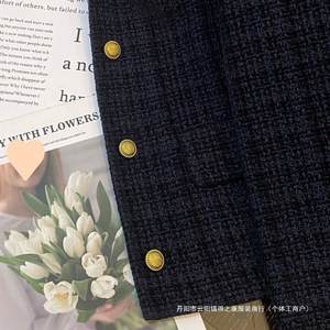 เสื้อแจ็คเก็ตสตรีทแวร์ผู้หญิง แจ็คเก็ตเบ<span class=keywords><strong>ล</strong></span>เซอร์ทรงหรูหรา ผ้าทวีดบูเคล เสื้อโค้ทสไต<span class=keywords><strong>ล</strong></span>์ค<span class=keywords><strong>ล</strong></span>าสสิก <span class=keywords><strong>ล</strong></span>ำลอง สำหรับฤดูใบไม้ร่วง สไตล์ลำลองสำหรับใส่ทำงาน เสื้อแจ็คเก็ตทวีดสุดหรู - Product Image 4