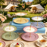 Service de vaisselle de luxe vert 2 couches en porcelaine fine émaillée à motif végétal, avec tasses, compatible lave-vaisselle et micro-ondes, idéal pour les fêtes