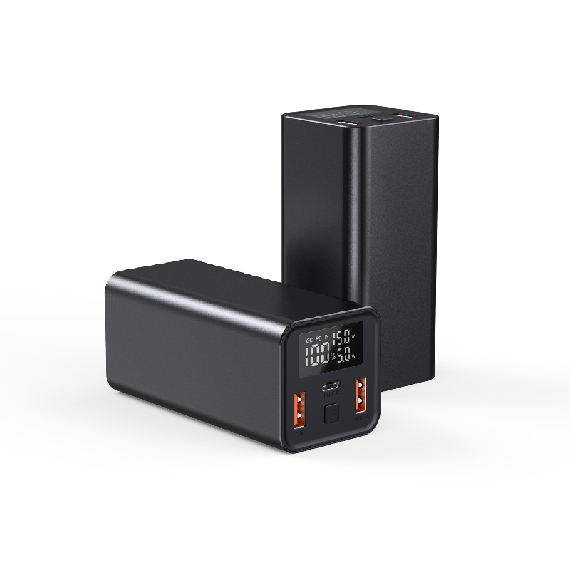 20000mAh 20V/3A 18W Fast Charging USB C 21700 Battery Pack PD 3.0 3Port LED Display Portable Power Bank for Laptop