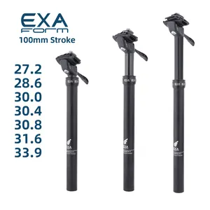 KS EXA自行车滴管座杆27.2毫米MTB座杆30/30.4/30.8/31.6/33.9毫米液压手控公路自行车座杆