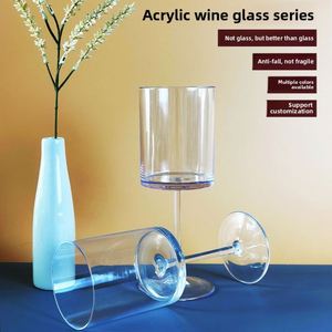 Colonne intermédiaire fine en plastique acrylique multi-spécifications pour verre à pied long et à pied haut, capacité 301400ml, usage domestique - Product Image 2
