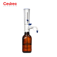 Distributeur électronique de liquides pour flacons 1,0-10 ml, pipette de laboratoire pour la manipulation des liquides, plusieurs tailles disponibles, Cedrec