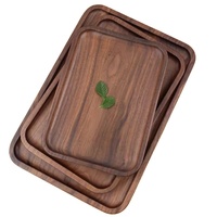 Plateau en bois massif classique multifonctionnel, forme rectangulaire, pour fruits, fromages, en-cas, rangement facile, durable, écologique