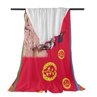 Écharpe érythréenne drapeau érythréen 145*115 Logo personnalisé plage sarong nager pour hommes femmes imprimé porter unisexe couverture ventes directes d'usine