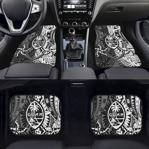 Accesorios de Verano para Automóviles, Alfombrillas de Goma con Estampado de Tatuajes Tribales Culturales Polinesios de Guam, Alfombrillas de Lujo con Impresión Bajo Demanda - Product Image 2