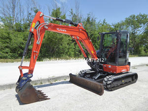 Excavatrice sur chenilles d'occasion de marque supérieure U56, d'origine japonaise, marque japonaise de premier plan, mini-excavatrice U56-5 à vendre - Product Image 3