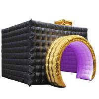 Grande réception extérieure Hall T Cube boîte de nuit Portable gonflable Igloo chapiteau dôme tente pour fête