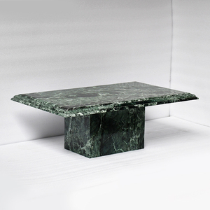 Tavolino da Caffè Quadrato in Marmo Verde Alpi Naturale Moderno e Durevole Tostone per Camera da Letto, Casa, Appartamento, Decorazione d'Interni - Product Image 3