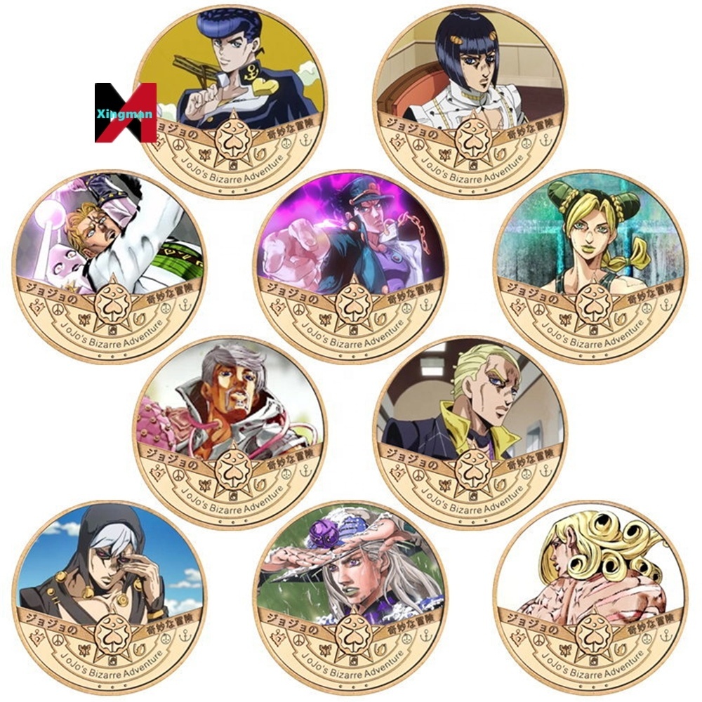 Set De Badges JoJo's Bizarre Adventure - Personnages Anime Manga - Métal - Neuf Japonais