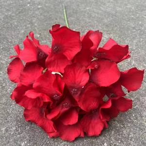 Style chinois grand vin rouge mariage Graduation fleurs en soie artificielle à la main longue durée scène route fleur rangée décoration - Product Image 6