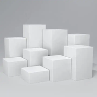 Présentoirs Empilables en Acrylique 5 Faces pour Buffets de Mariage, Fêtes et Traiteurs – Cubes d'Affichage Personnalisés en Usine