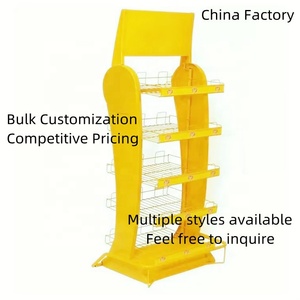 Kim loại hiện đại Rack hiển thị đứng chủ cho siêu thị bán buôn cho Pet Dog Cat Snack tầng các tính năng Nut thực phẩm đóng hộp nước trái cây - Product Image 4