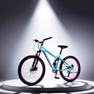 Bicicleta de Montaña con Suspensión Trasera, Doble Amortiguación, Frenos de Disco, Cuadro de Acero de Alto Carbono, para Hombres y Niños, 12 Velocidades, para Caminos Forestales - Product Image 5