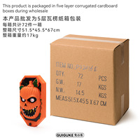 Squelette de sorcière Son lumineux Tête de citrouille électrique Sonnette de porte Araignée Halloween Creative Prank Toy Ghost Festival Atmosphere