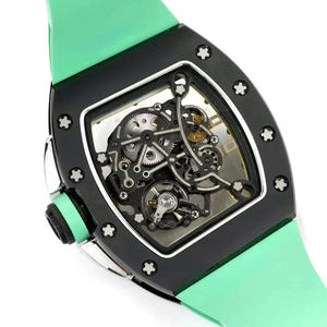 Montre mécanique pour homme avec verre saphir, cadran en céramique ou en fibre de carbone en option, idéale pour les soirées nautiques et les vacances haut de gamme - Product Image 4