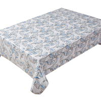Nappe en PVC de style européen classique, motif de feuilles élégantes, imperméable, anti-taches, housse de table en plastique