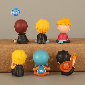 6 Estilos de Figuras de una Pieza Sentadas: Ace, Sabo, Marco, Sanji, <span class=keywords><strong>Chopper</strong></span>, Cabello Rojo - Product Image 5