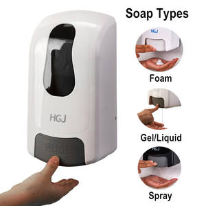 Distributeur d'hygiène rechargeable commercial, dose réglable de 0,4 ml à 1,0 ml, distributeur de <span class=keywords><strong>savon</strong></span> liquide en gel, mousse, spray pour les mains - Product Image 4