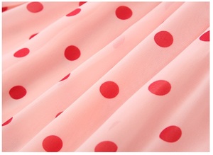 Fournisseur de robes de fête pour bébés filles avec des motifs à pois, robe de princesse en dentelle pour l'été en Chine - Product Image 5