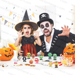 Regalos para Fiestas de Halloween: Bolsas Sorpresa con Juguetes de Plástico de Fantasmas, Zombis, Brujas y Calabazas, Juguetes de Cuerda Espeluznantes para Fiestas - Product Image 3
