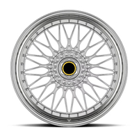 Nouvelles jantes en alliage forgé Super RS 3 pièces, or, 17-22 pouces, 5x112/5x120, compatibles avec les voitures particulières E30/E36/E90/A4/A5, avec design en maille