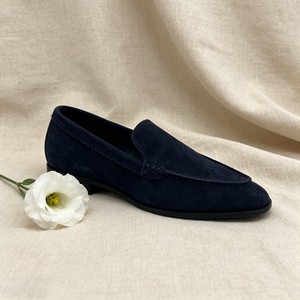 Professional Custom High Quality Genuine Leather Shoes Light Weight <b>Flat</b> Shoes Ladies - Product Image 3