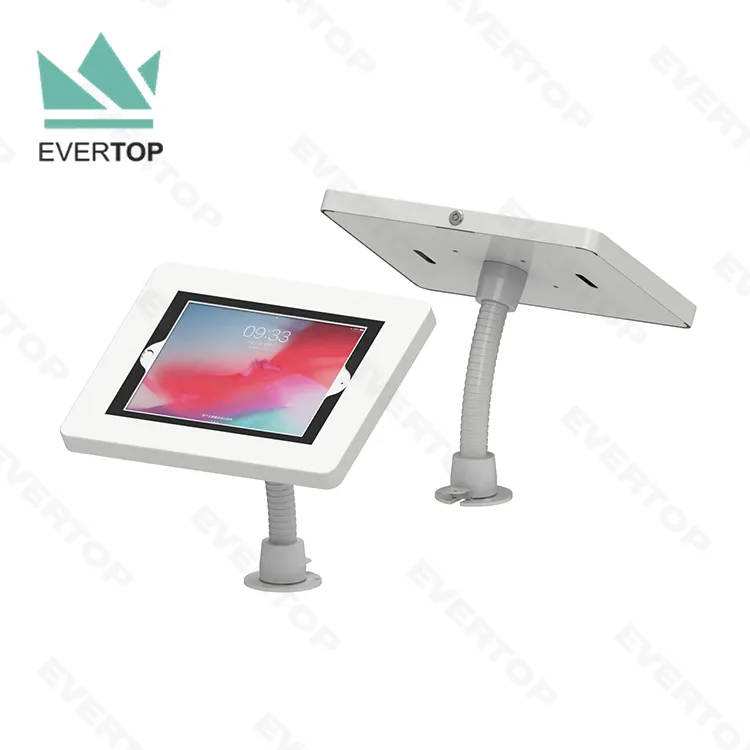 LST04-C Anti Theft Full Motion Display Tablet PC Kiosk Stand ,Tabletop Kiosk Tablet Stand for Restaurant with lock for iPad Air3