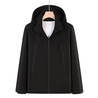 Nouvelle veste bomber unisexe d'hiver avec fermeture éclair longue, capuche et col montant, logo imprimé - Vêtement de sport d'extérieur coupe-vent pour le travail