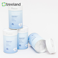 Tube en papier kraft compostable avec logo personnalisé pour permis de vêtement emballage de parfum comprimés de lavage de cylindre étiquetage de surface