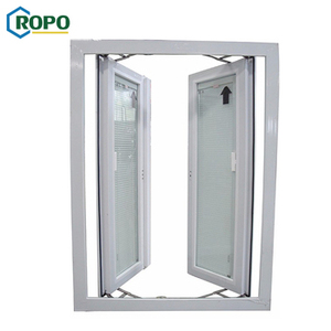 Ventana Abatible de PVC de Alta Calidad con Doble Acristalamiento para Edificios AS2047, <span class=keywords><strong>Ropo</strong></span> Fuzhou - Product Image 1