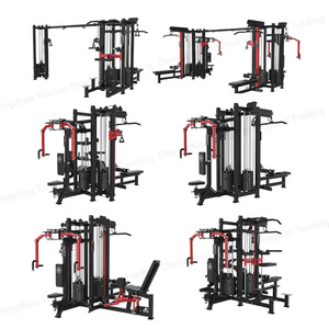 Ylsy เครื่องสมิธ All-in-one เชิงพาณิชย์ปรับได้เต็มที่สำหรับการฝึกร่างกายเต็มรูปแบบด้วยสายครอสโอเวอร์ - Product Image 5