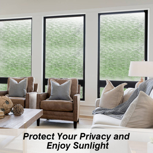 <span class=keywords><strong>3D</strong></span> Khắc Cửa Sổ Bảo Mật Phim Tĩnh Bám Ren Cửa Sổ Kính Tinting Cho Nhà Văn Phòng Cửa Sổ Trang Trí Chống UV Sun Chặn - Product Image 3