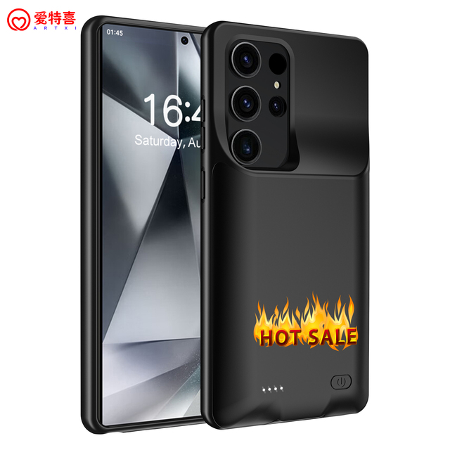 Trending Products 2026 New Products Rechargeable Battery case for 23 24 ultra with High Capacity Portable Power Banks Phone case