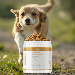 Complément alimentaire en gummies à la vitamine E et à l'huile de poisson de saumon oméga <span class=keywords><strong>3</strong></span> OEM ODM pour chats et chiens, soutien de la peau, du pelage, des articulations et du système immunitaire - Product Image 2