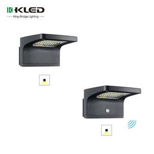 Lampe solaire murale de jardin KLED avec détecteur de mouvement 12W IP65 étanche en alliage d'aluminium à montage mural, dimmable, garantie 3 ans - Product Image 6
