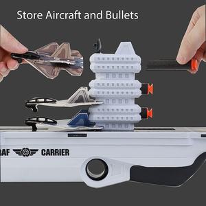 2-en-1 disparar bala y avión modos de vuelo espuma planeador catapulta avión <span class=keywords><strong>portaaviones</strong></span> al aire libre lanzador <span class=keywords><strong>volador</strong></span> pistola de juguete - Product Image 6