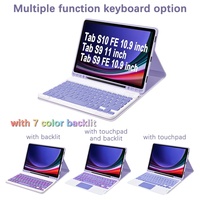 Étui de tablette personnalisable avec clavier, imprimable UV, pour Samsung Galaxy Tab S10 FE S9 FE 11 pouces, coque magnétique, vente en gros d'usine