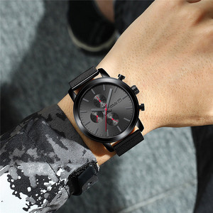 Reloj para hombre CRRJU, reloj de pulsera de acero inoxidable de lujo para hombres de negocios, relojes de cuarzo con fecha resistentes al agua para hombres, reloj Masculino - Product Image 4