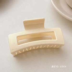 Pinza de Pelo Grande de Alta Gama con Perlas, Estilo Temperament, para Verano, Tipo Tiburón - Product Image 6