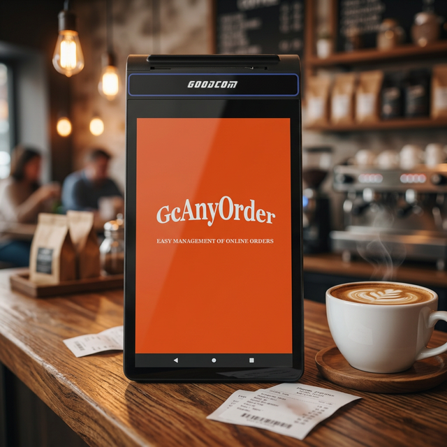 GOODCOM Android 14 Handheld POS Terminal with 80mm Printer NFC for Retail Restaurant and Multifunctional Applications