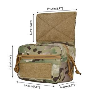 Bolsa Táctica Administrativa con Mini Gancho para Colgar, Bolsa de Herramientas con Velcro, Bolsa Adicional Abdominal para Protección - Product Image 3