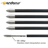 Flèches de tir à l'arc PANDARUS Champion Series - ID 4,2 mm, Spine 300-1500, 12 pièces/boîte pour le tir sur cible et la chasse