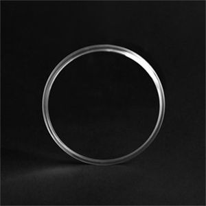 Verre de montre en cristal de saphir dur transparent avec design incurvé personnalisé OEM, revêtement antireflet et haute qualité - Product Image 1