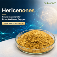 Extrait de Crinière de Lion Hericenones 10% UV Hericium Erinaceus Corps Fruité Vente en Gros Fabricant
